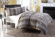 Kasbah 3-pc King Duvet Set in Brown - Visions in Furniture (La Mirada, CA)