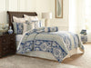 AICO Provence 9-pc Queen Duvet Set in Cadet - Visions in Furniture (La Mirada, CA)