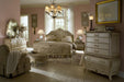Lavelle Queen Wing Mansion Bed in Blanc 54000QNWM-04 - Visions in Furniture (La Mirada, CA)