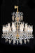 Lighting Garnier 18 Light Chandelier in Clear and Gold - Visions in Furniture (La Mirada, CA)