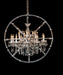Lighting Pena 15 Light Chandelier in Clear and Chrome - Visions in Furniture (La Mirada, CA)
