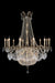 Lighting Summer Place 24 Light Chandelier in Clear and Antique - Visions in Furniture (La Mirada, CA)