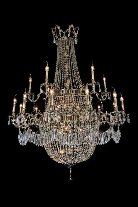 Lighting Summer Place 30 Light Chandelier in Clear and Antique - Visions in Furniture (La Mirada, CA)