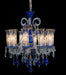 Lighting Winter Palace 10 Light Chandelier in Blue, Clear and Gold - Visions in Furniture (La Mirada, CA)