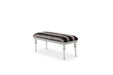 Melrose Plaza Non-Storage Bed Bench in Dove - Visions in Furniture (La Mirada, CA)