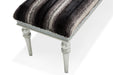 Melrose Plaza Non-Storage Bed Bench in Dove - Visions in Furniture (La Mirada, CA)