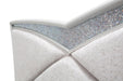 Melrose Plaza Queen Upholstered Bed in Dove 9019000QN-118 - Visions in Furniture (La Mirada, CA)