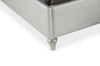 Melrose Plaza Queen Upholstered Bed in Dove 9019000QN-118 - Visions in Furniture (La Mirada, CA)