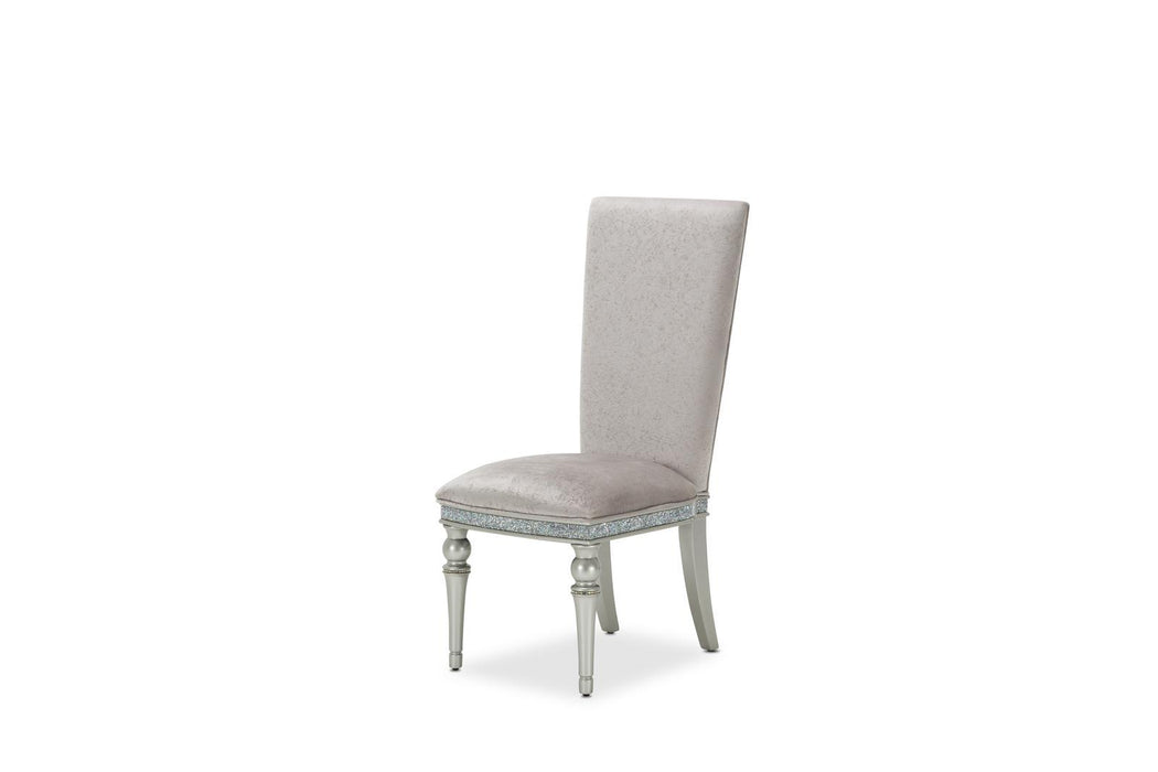 Melrose Plaza Side Chair (Set of 2) in Dove - Visions in Furniture (La Mirada, CA)