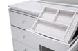 Melrose Plaza Upholstered Dresser in Dove - Visions in Furniture (La Mirada, CA)