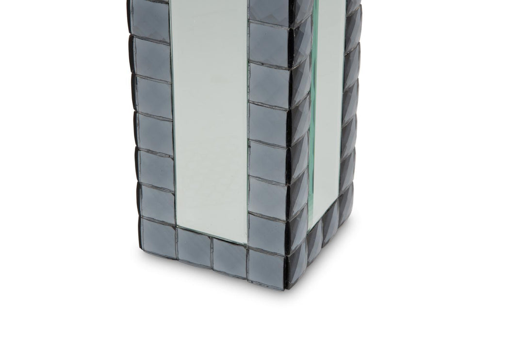 Montreal Mirrored Candle Holder, Medium (6/pack) - Visions in Furniture (La Mirada, CA)