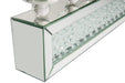 Montreal Rect.Mirror Framed Candle Hldr.w/Crystal Accents - Visions in Furniture (La Mirada, CA)