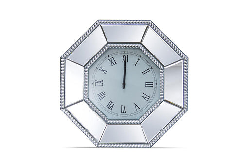 Montreal Octagonal Mirrored Wall Clock image