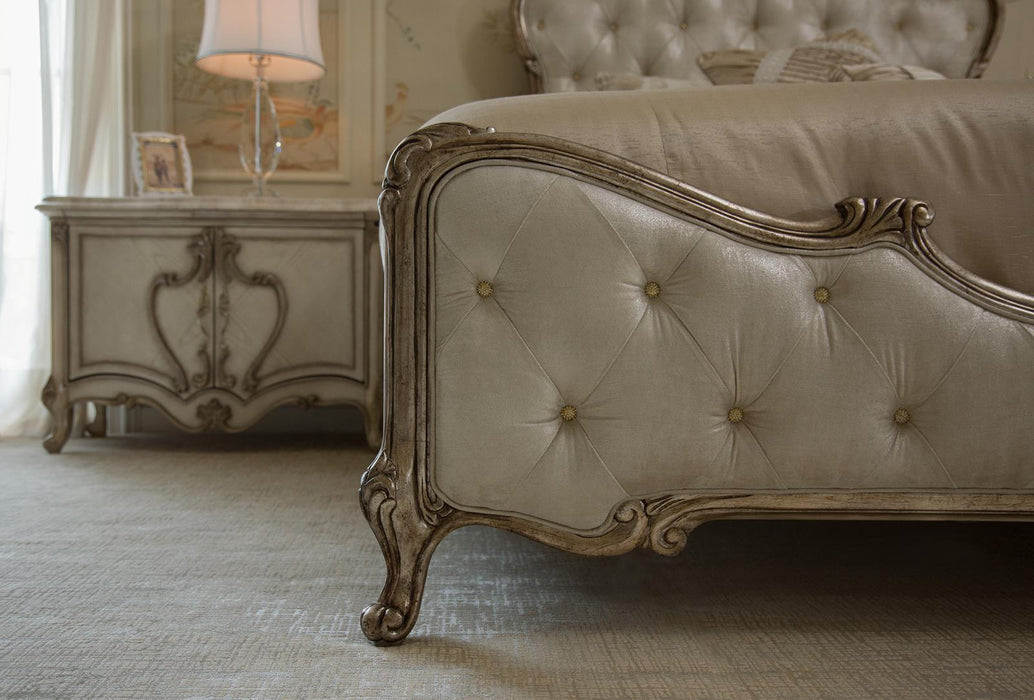 Platine de Royale California King Panel Bed in Antique Platinum 09000CKPL3-101 - Visions in Furniture (La Mirada, CA)