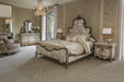 Platine de Royale California King Panel Bed in Antique Platinum 09000CKPL3-101 - Visions in Furniture (La Mirada, CA)