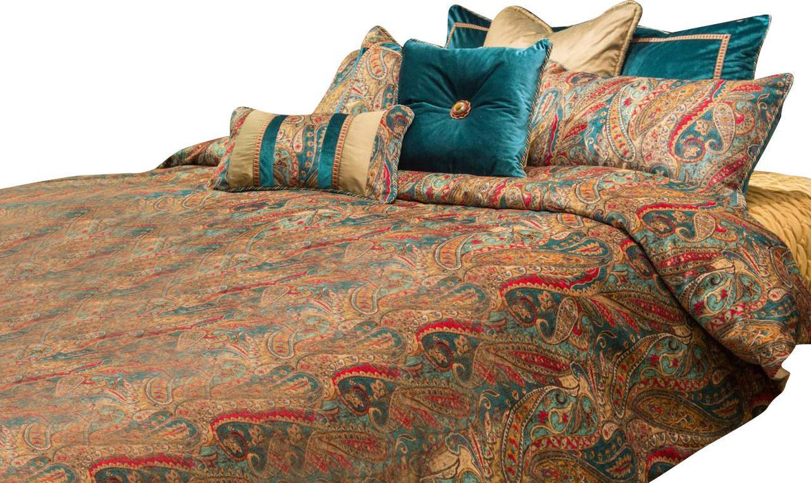 Seville 10-pc King Comforter Set in Honey - Visions in Furniture (La Mirada, CA)