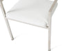 State St Arm Chair in Glossy White (Set of 2) - Visions in Furniture (La Mirada, CA)