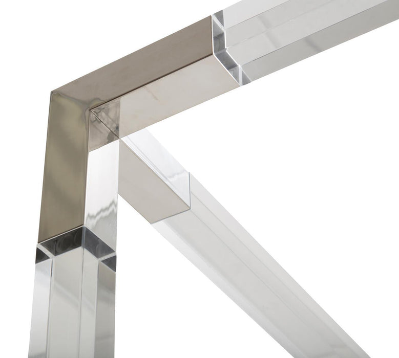 State St California King Metal Canopy Bed in Glossy White - Visions in Furniture (La Mirada, CA)