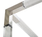 State St California King Metal Canopy Bed in Glossy White - Visions in Furniture (La Mirada, CA)