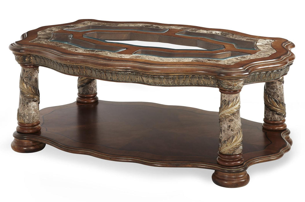 Villa Valencia Cocktail Table in Classic Chestnut - Visions in Furniture (La Mirada, CA)