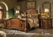 Villa Valencia King Poster Bed in Chestnut - Visions in Furniture (La Mirada, CA)