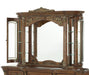 Villa Valencia Mirror with Lighting Box in Chestnut - Visions in Furniture (La Mirada, CA)