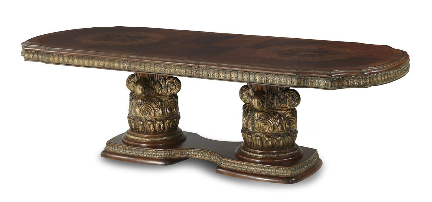 Villa Valencia Rectangular Dining Table in Classic Chestnut 72002-55 - Visions in Furniture (La Mirada, CA)
