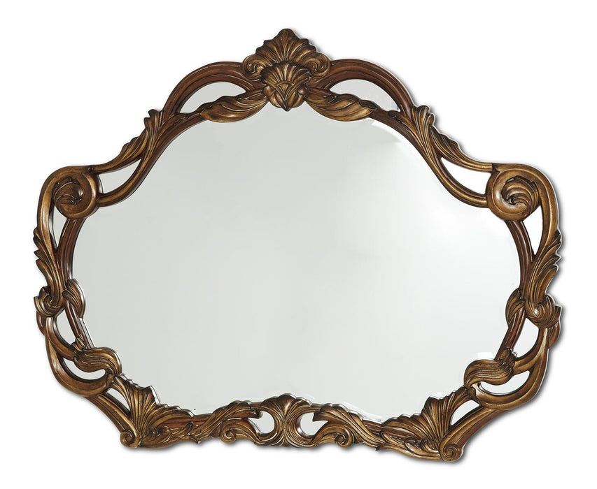 Villa Valencia Sideboard MIrrror in Classic Chestnut - Visions in Furniture (La Mirada, CA)