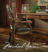 Villa Valencia Writing Desk Chair in Chestnut - Visions in Furniture (La Mirada, CA)