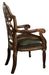Villa Valencia Writing Desk Chair in Chestnut - Visions in Furniture (La Mirada, CA)