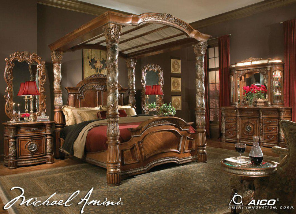 Villa Valencia Writing Desk in Chestnut - Visions in Furniture (La Mirada, CA)
