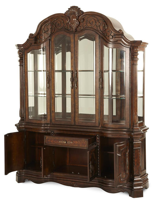 Windsor Court China Buffet in Vintage Fruitwood 70005-6-54 - Visions in Furniture (La Mirada, CA)