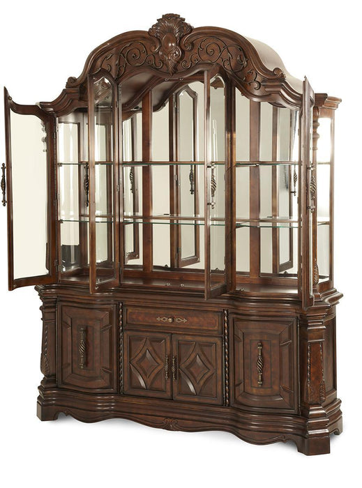 Windsor Court China Buffet in Vintage Fruitwood 70005-6-54 - Visions in Furniture (La Mirada, CA)