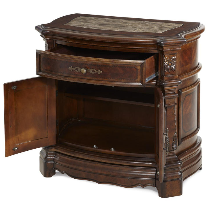 Windsor Court Nightstand in Vintage Fruitwood - Visions in Furniture (La Mirada, CA)