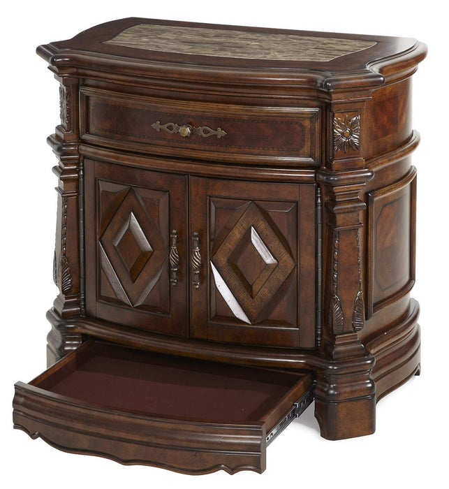 Windsor Court Nightstand in Vintage Fruitwood - Visions in Furniture (La Mirada, CA)