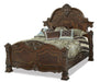 Windsor Court King Mansion Bed in Vintage Fruitwood finish - Visions in Furniture (La Mirada, CA)