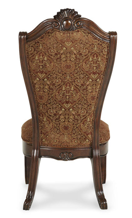 Windsor Court Side Chair in Vintage Fruitwood (Set of 2) - Visions in Furniture (La Mirada, CA)
