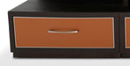 21 Cosmopolitan Left Entertainment Base in Umber/Orange - Visions in Furniture (La Mirada, CA)
