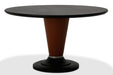 21 Cosmopolitan 54" Round Dining Table in Orange/Umber - Visions in Furniture (La Mirada, CA)