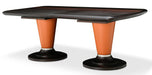 21 Cosmopolitan Rectangular Dining Table Top in Orange/Umber - Visions in Furniture (La Mirada, CA)