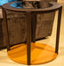 21 Cosmopolitan Round End Table in Umber/Orange - Visions in Furniture (La Mirada, CA)