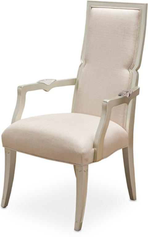 Camden Court Dining Arm Chair (Set of 2) in Pearl - Visions in Furniture (La Mirada, CA)