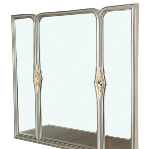 Camden Court Vanity Mirror in Pearl - Visions in Furniture (La Mirada, CA)