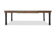 Crossings Rectangle Dining Table w/ Extension Leaf in Reclaimed Barn - Visions in Furniture (La Mirada, CA)