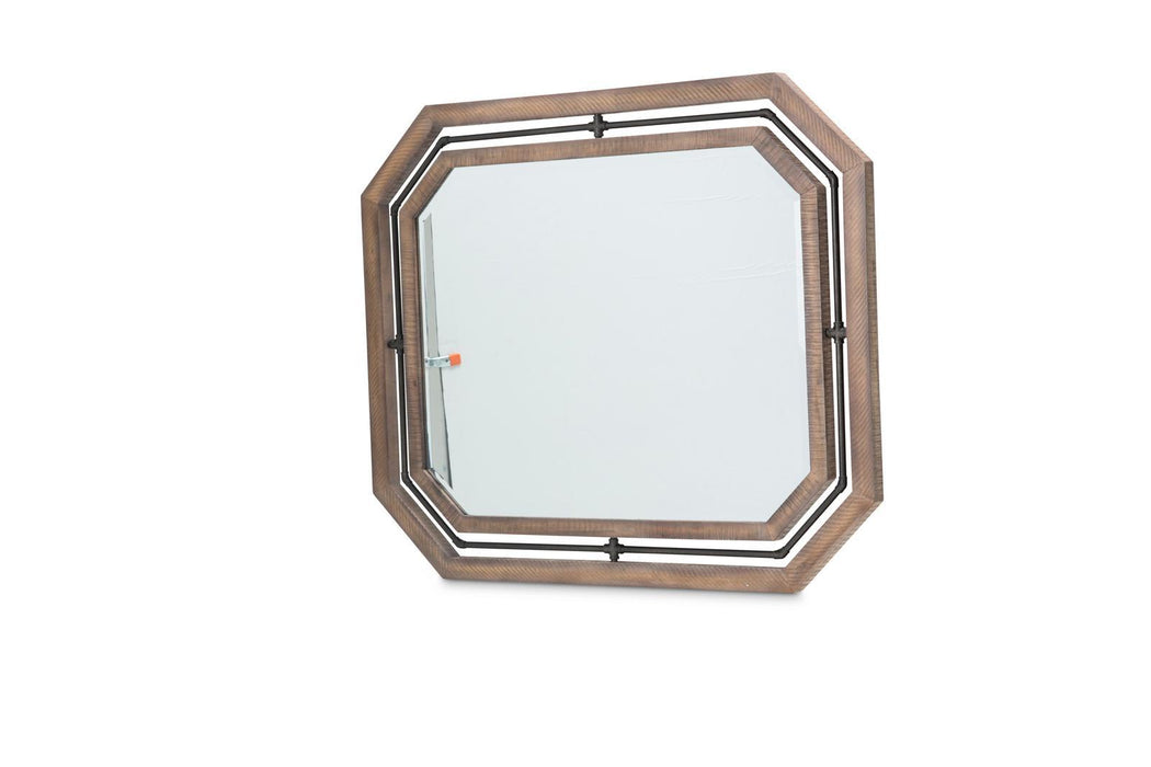 Crossings Wall Mirror in Reclaimed Barn - Visions in Furniture (La Mirada, CA)