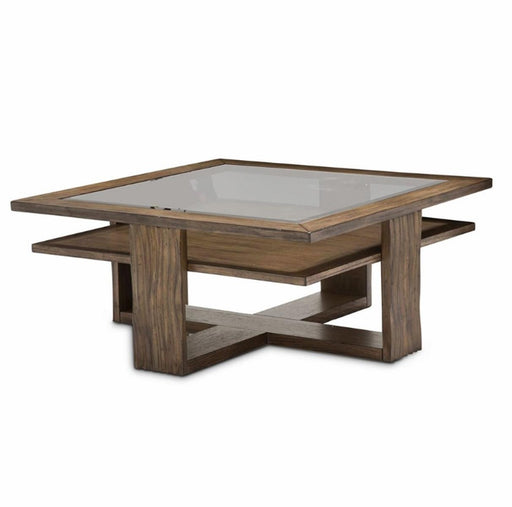 Del Mar Sound Square Cocktail Table in Boardwalk - Visions in Furniture (La Mirada, CA)