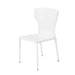 Furniture Halo Side Chair (Set of 2) in Glossy White - Visions in Furniture (La Mirada, CA)