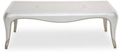 Furniture London Place Cocktail Table in Creamy Pearl - Visions in Furniture (La Mirada, CA)