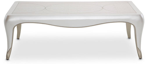 Furniture London Place Cocktail Table in Creamy Pearl - Visions in Furniture (La Mirada, CA)