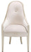 Furniture London Place Arm Chair in Creamy Pearl (Set of 2) - Visions in Furniture (La Mirada, CA)